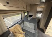 Auto-Trail F74 interior view showing the front dining.