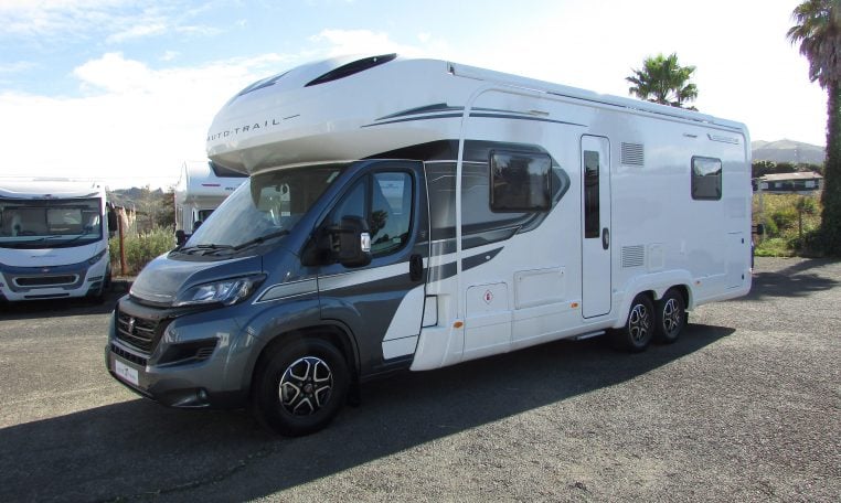Auto-Trail Frontier Comanche motorhome with stylish exterior alloy wheels.