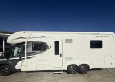 2024 Auto-Trail Frontier Comanche motorhome exterior view of the habitation door.