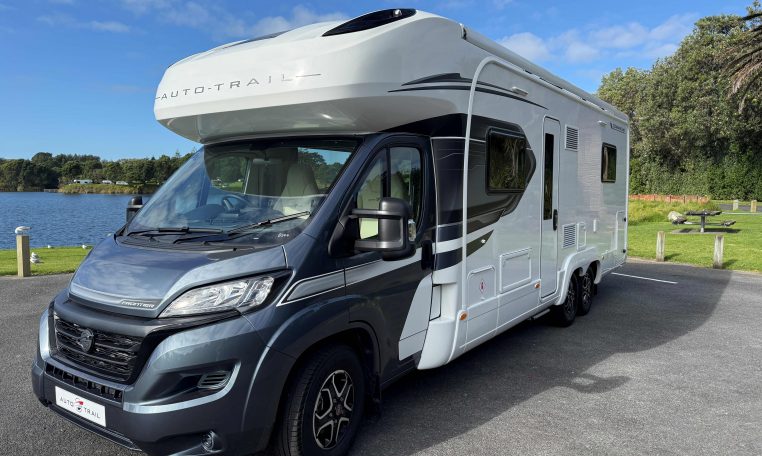 2024 Auto-Trail Frontier Comanche motorhome exterior profile view.