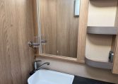 2024 Auto-Trail Frontier Comanche interior showing the large bathroom mirror.