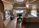 2024 Auto-Trail Frontier Comanche interior showing the spacious front lounge.