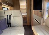 2024 Auto-Trail Frontier Comanche interior showcasing the passenger seatbelts.