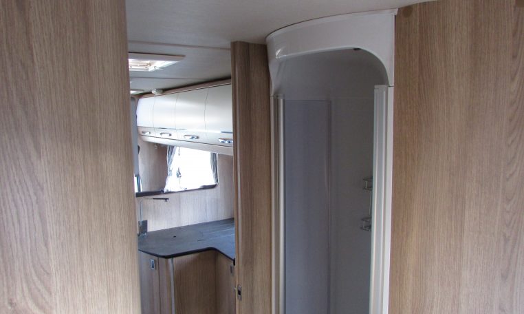 2024 Auto-Trail Frontier Comanche motorhome interior view showing the separate shower.