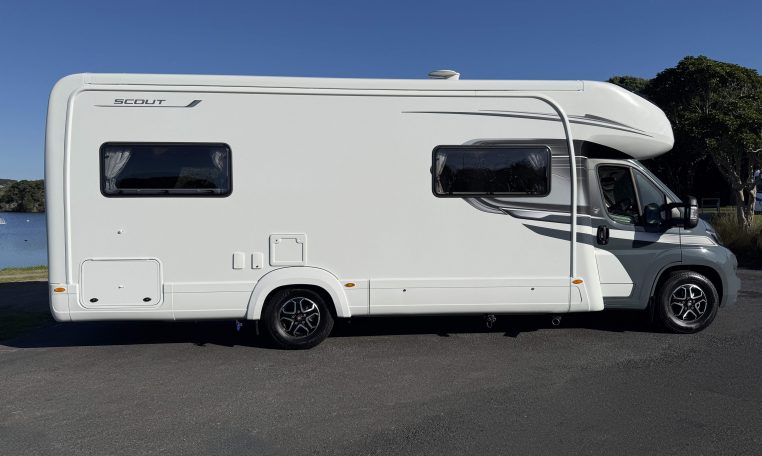 2024 Auto-Trail Frontier Scout exterior side view.