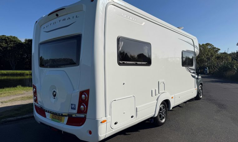 2024 Auto-Trail Frontier Scout exterior rear view.