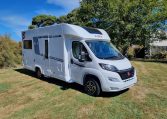 Fiat Ducato Pilote P696U exterior showing the driver's side.