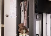 Wardrobe in the Roller Team Zefiro 665 motorhome offering practical storage for clothes and personal items.