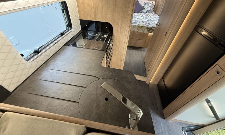 2024 autotrail gf88 interior kitchen benchtop