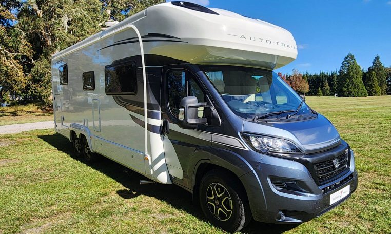 2025 Auto-Trail Comanche exterior showing the driver's side and front of the motorhome.
