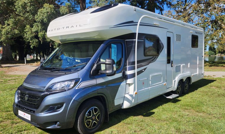 2025 Auto-Trail Comanche exterior showing the front and side of the motorhome.