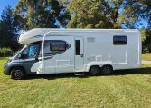 2025 Auto-Trail Comanche motorhome exterior showing the habitation door.