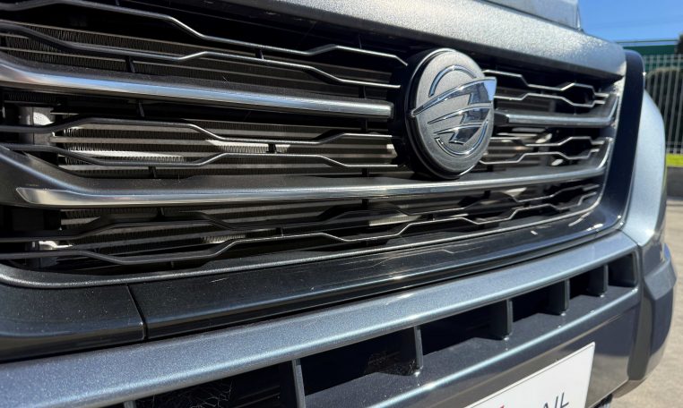 2025 Auto-Trail Frontier Comanche motorhome exterior showing the fiat badge.