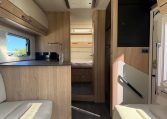 2025 Auto-Trail Frontier Comanche interior view showing the entry handrail.