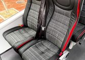 BCI Classmaster bus passenger seatbelts fitted to seating area for safe and secure travel