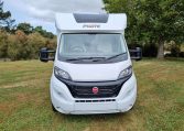 2025 Fiat Ducato Pilote P650C motorhome exterior view showing the front cab.