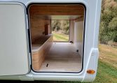 2025 Fiat Ducato Pilote P650C motorhome exterior view showing the large garage.