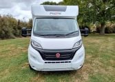 Fiat Ducato Pilote P740FC motorhome exterior view of the front cab.