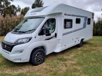 Fiat Ducato Pilote P740FC motorhome exterior profile view.