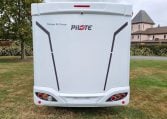 Fiat Ducato Pilote P740FC motorhome exterior rear view.