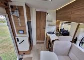 Fiat Ducato Pilote P740FC motorhome interior view of the entry handrail.