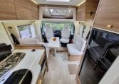 Fiat Ducato Pilote P740FC motorhome interior view of the living area.