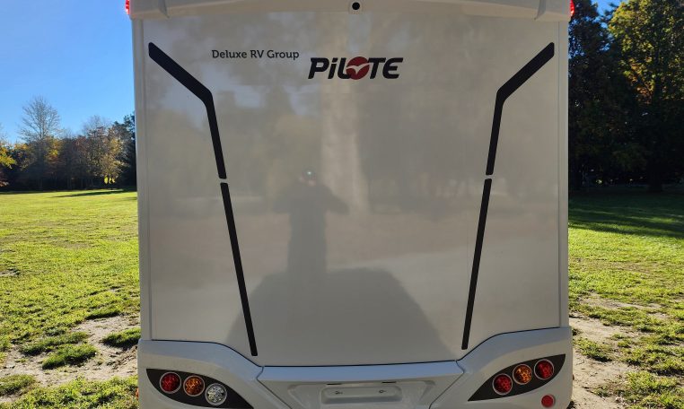 2025 Fiat Ducato Pilote P746FC exterior rear view.