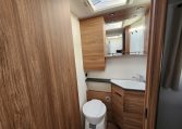2025 Fiat Ducato Pilote P746FC interior view showing the toilet.