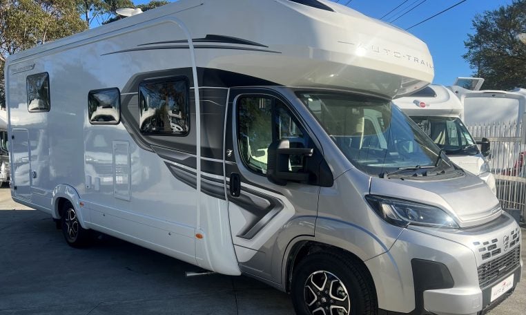 2026 Auto-Trail Delaware HB exterior view of the driver's side.