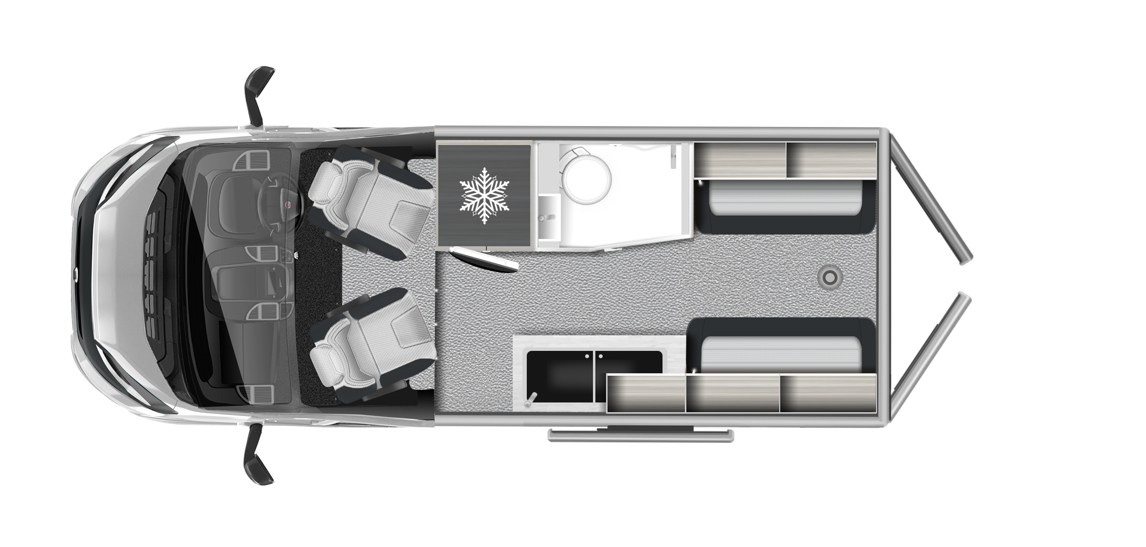 2026 - Auto-Trail - Expedition 54 - Layout Auto-Trail Expedition 54 Campervan layout
