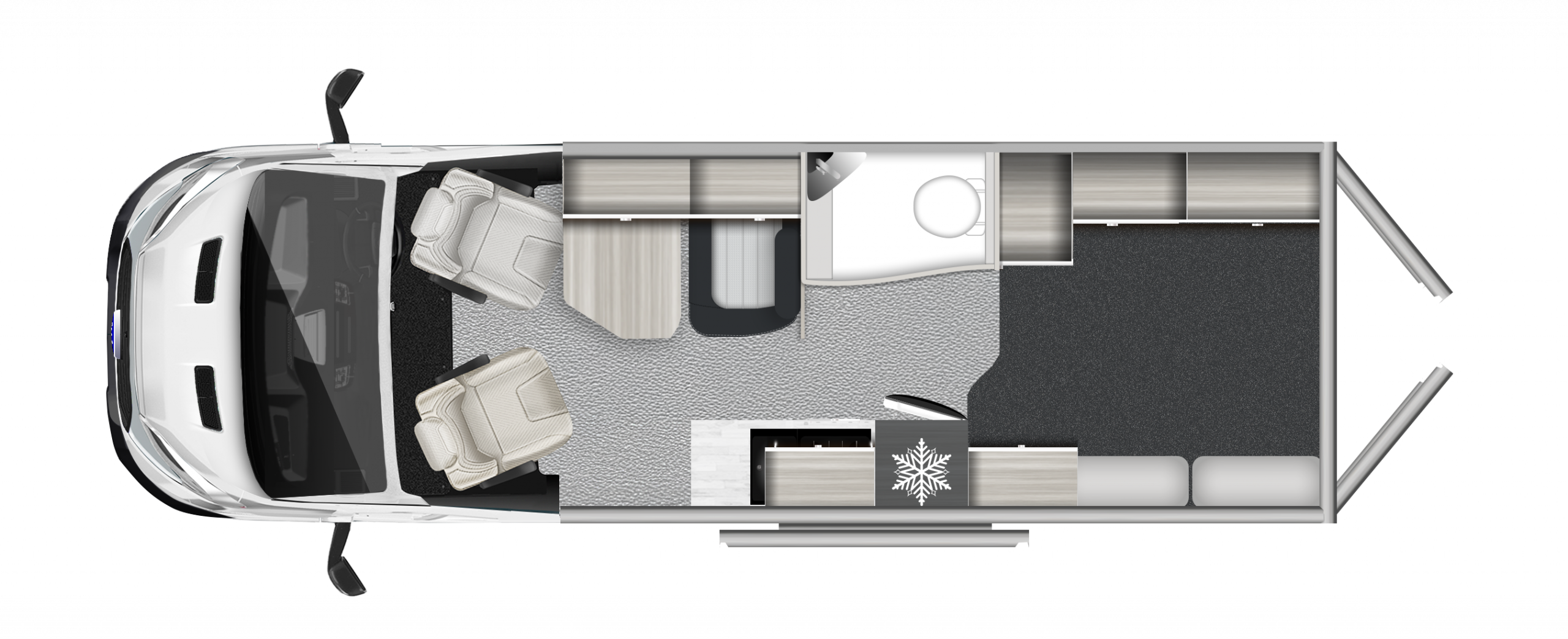 2026 - Auto-Trail Expedition 68 Van - Layout 2026 - Auto-Trail Expedition 68 Van - Layout