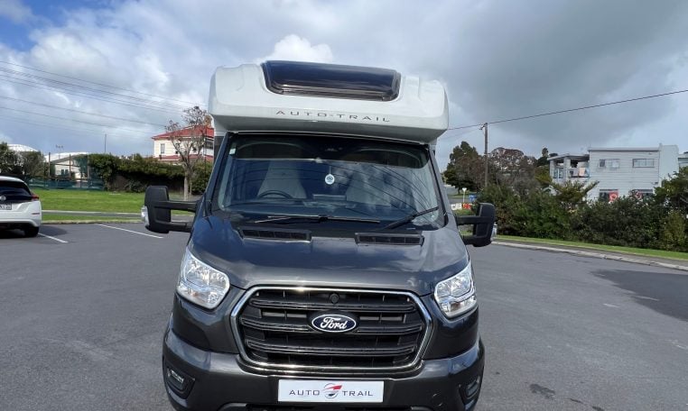 2026 Auto-Trail F-Line F62 motorhome exterior front view.