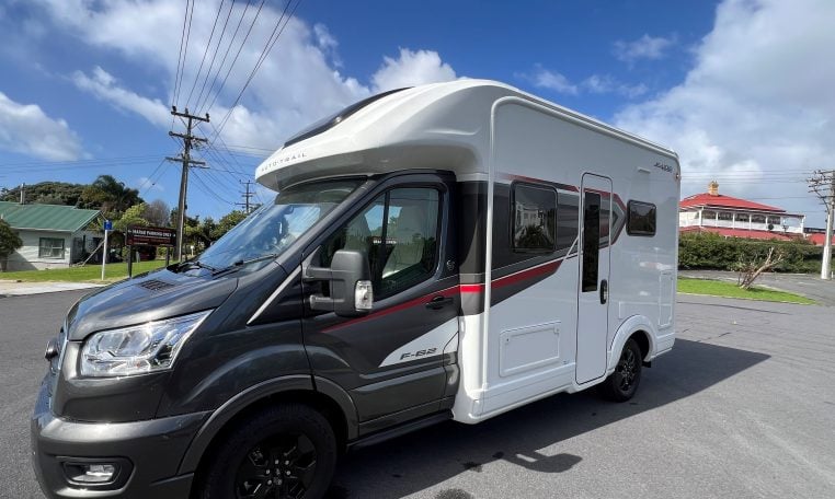 2026 Auto-Trail F-Line F62 motorhome exterior profile view.