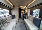 2026 Auto-Trail F-Line F62 motorhome interior showing the spacious and comfortable front lounge.