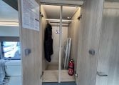 2026 Auto-Trail F-Line F62 motorhome interior showing the hanging space in the wardrobe.