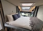2026 Auto-Trail F-Line F62 motorhome interior showing the skylight above the drop-down down.