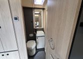 2026 Auto-Trail F-Line F62 motorhome interior showing the compact toilet.