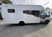 2026 Auto-Trail F-Line F70 motorhome exterior view showing the driver's side.