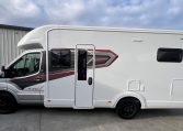 2026 Auto-Trail F-Line F70 motorhome exterior view showing the habitation door.
