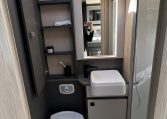 2026 Auto-Trail F-Line F70 motorhome interior view showing the bathroom cupboard.