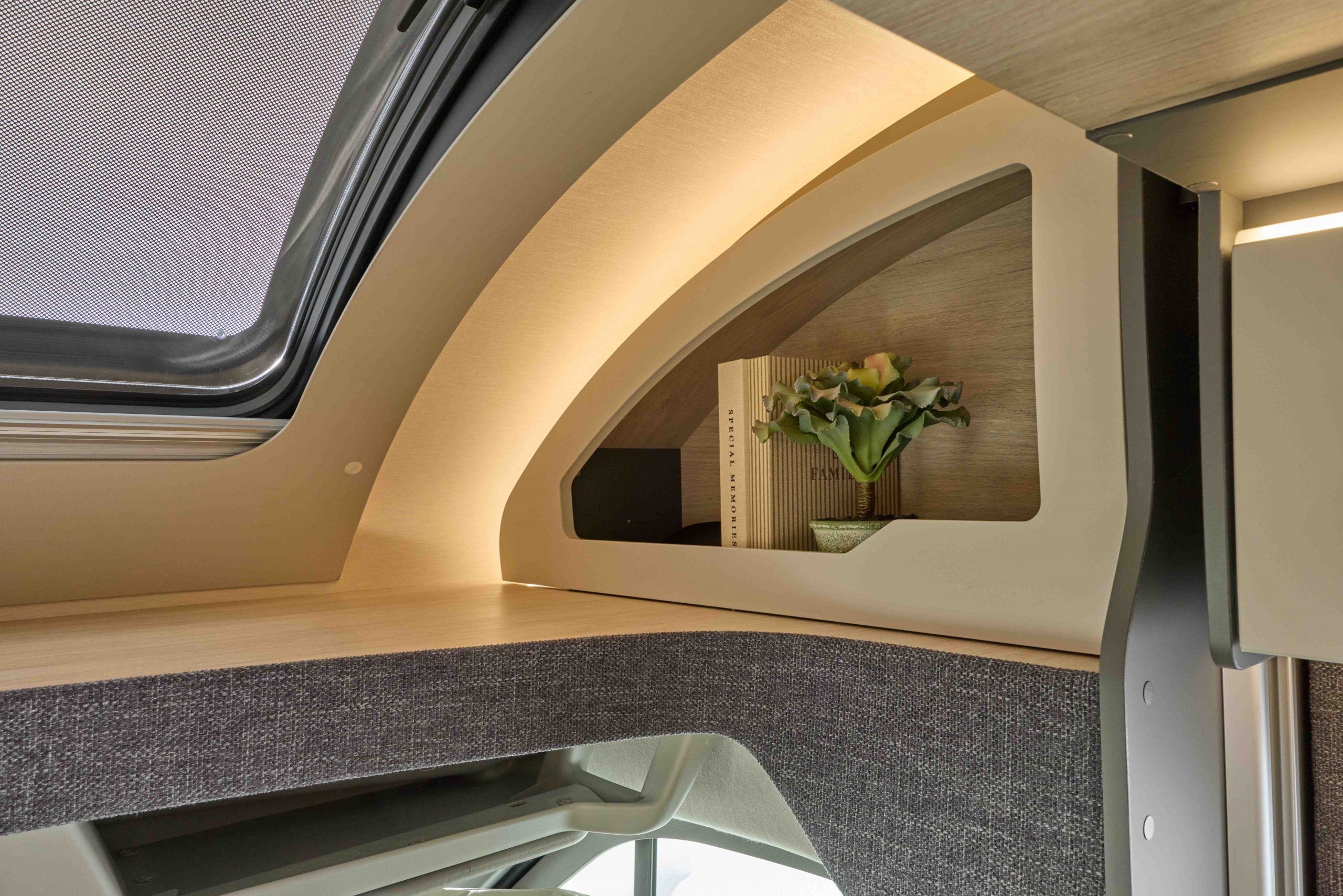2026 - Auto-Trail F-Line F70 - Interior Front Shelving
