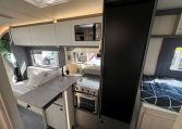 2026 Auto-Trail F-Line F70 motorhome interior view showcasing the kitchen bench extension.
