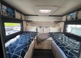 2026 Auto-Trail F-Line F70 motorhome interior view showcasing the rear twin singles.
