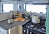 2026 Auto Trail Imala 730 interior kitchen with 3 gas hobs and 1 electric