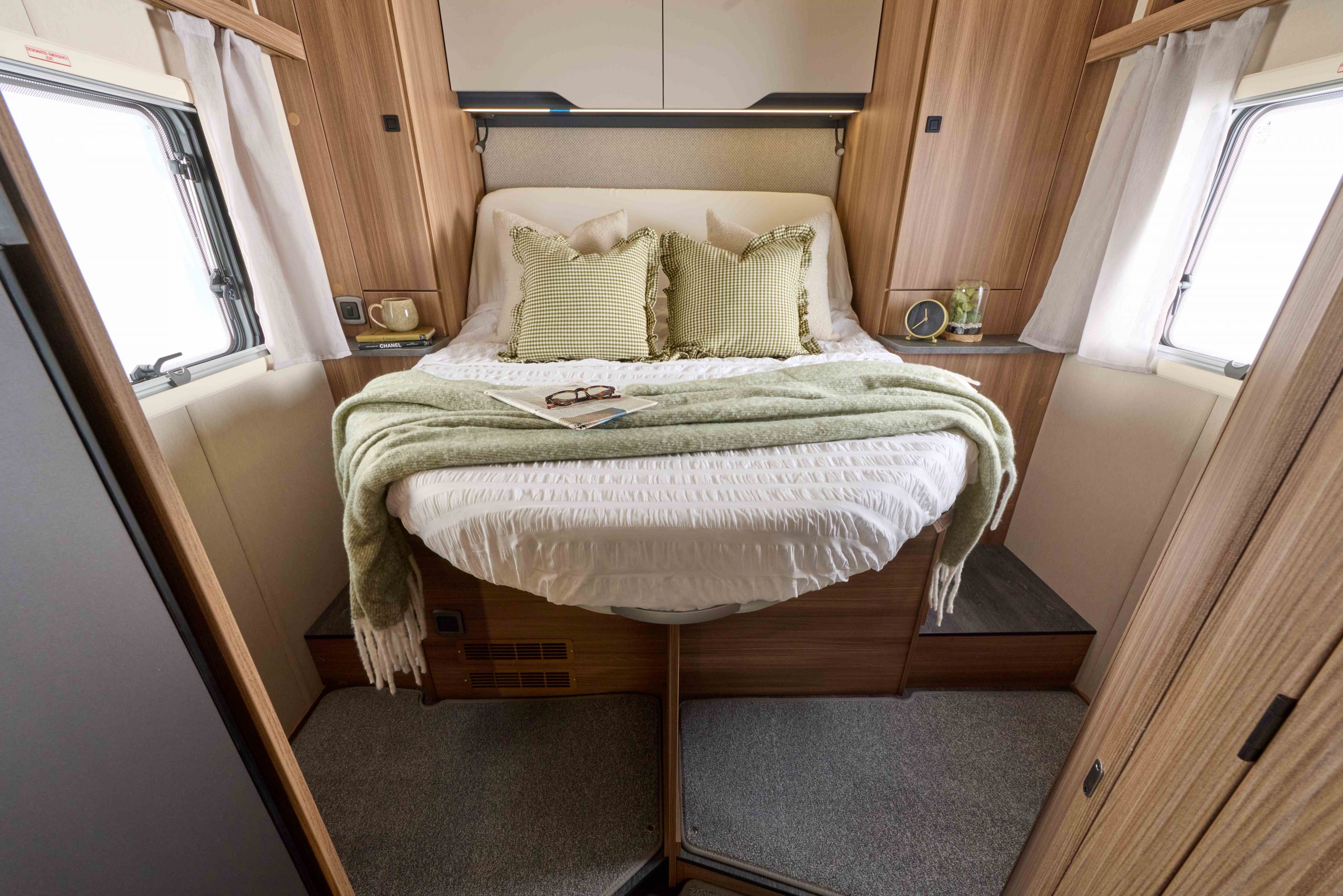 2026 - Auto-Trail Imala 730 - Interior Rear Island Bed 2026 Auto Trail Imala 730 interior rear island bed