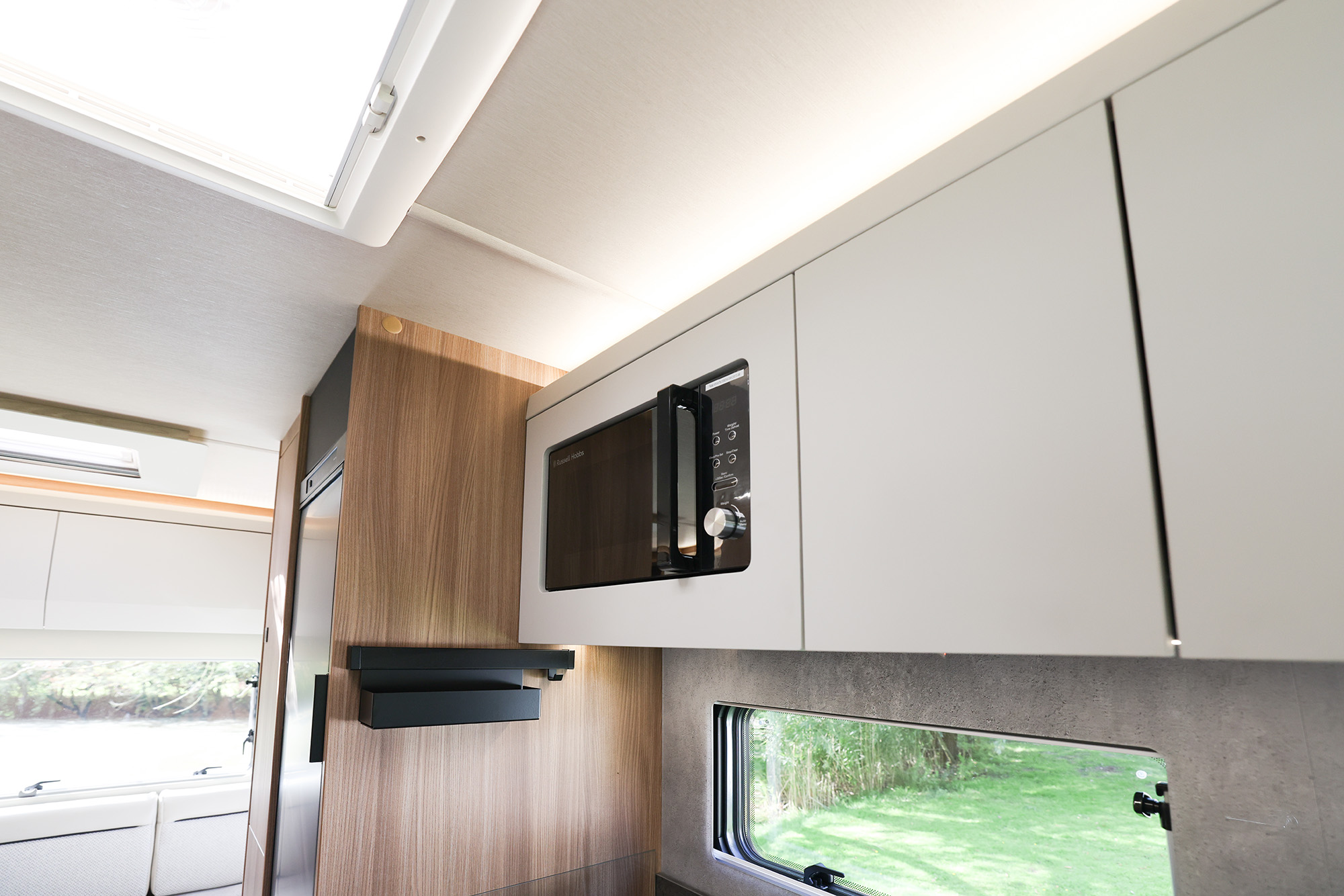 2026 Auto-Trail Imala 736 motorhome kitchen storage cabinets with ample space for food, cookware and everyday essentials