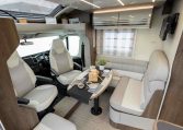 2026 Roller Team T-Line 700 interior view showing the cab swivel seats.