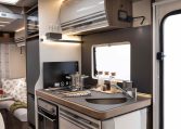 2026 Roller Team T-Line 700 interior view showing the kitchen.