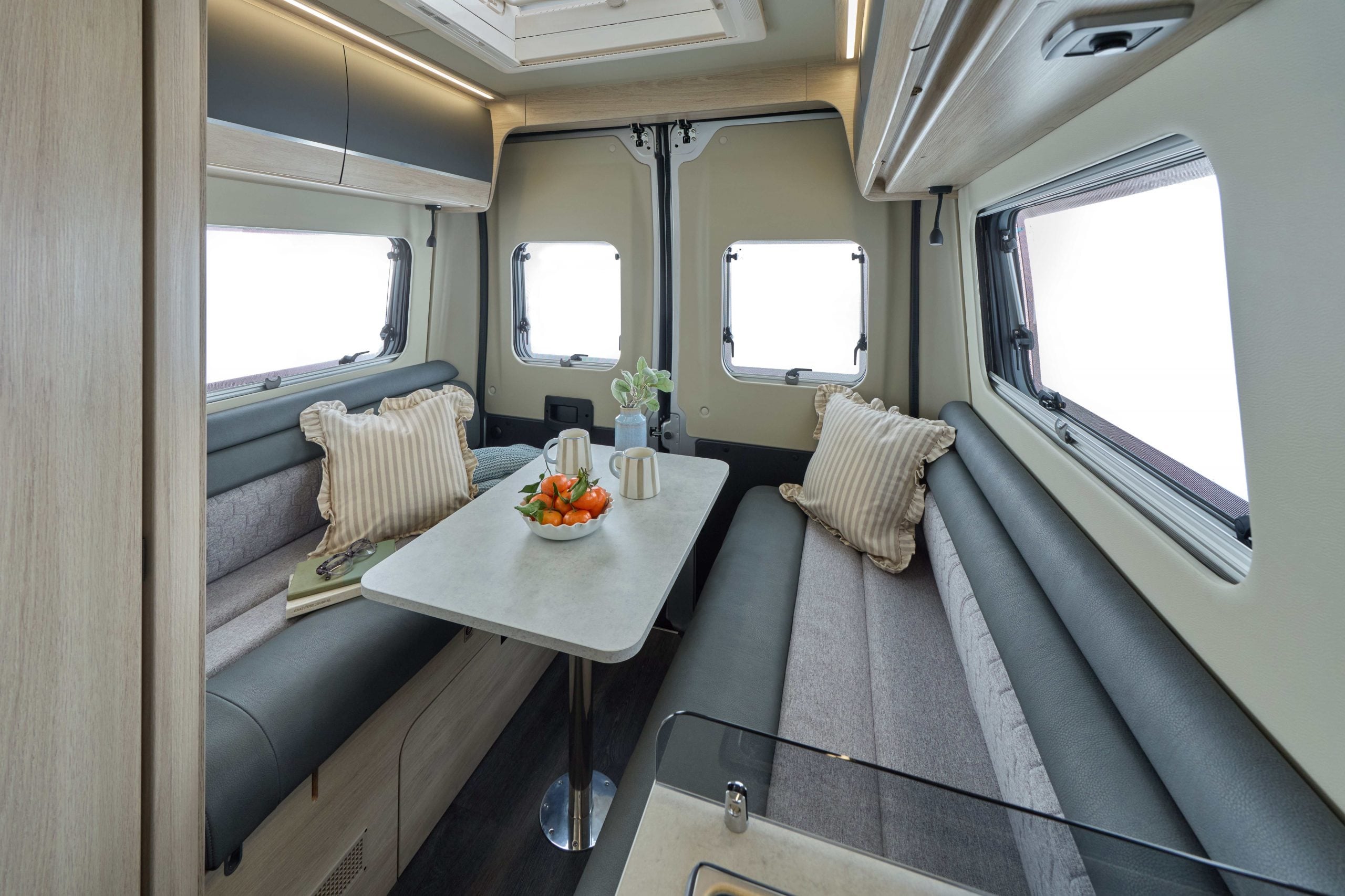 2026 – Auto-Trail – Expedition – 54 – Interior Lounge Rear View 2026 Auto-Trail Expedition Van 54 lounge