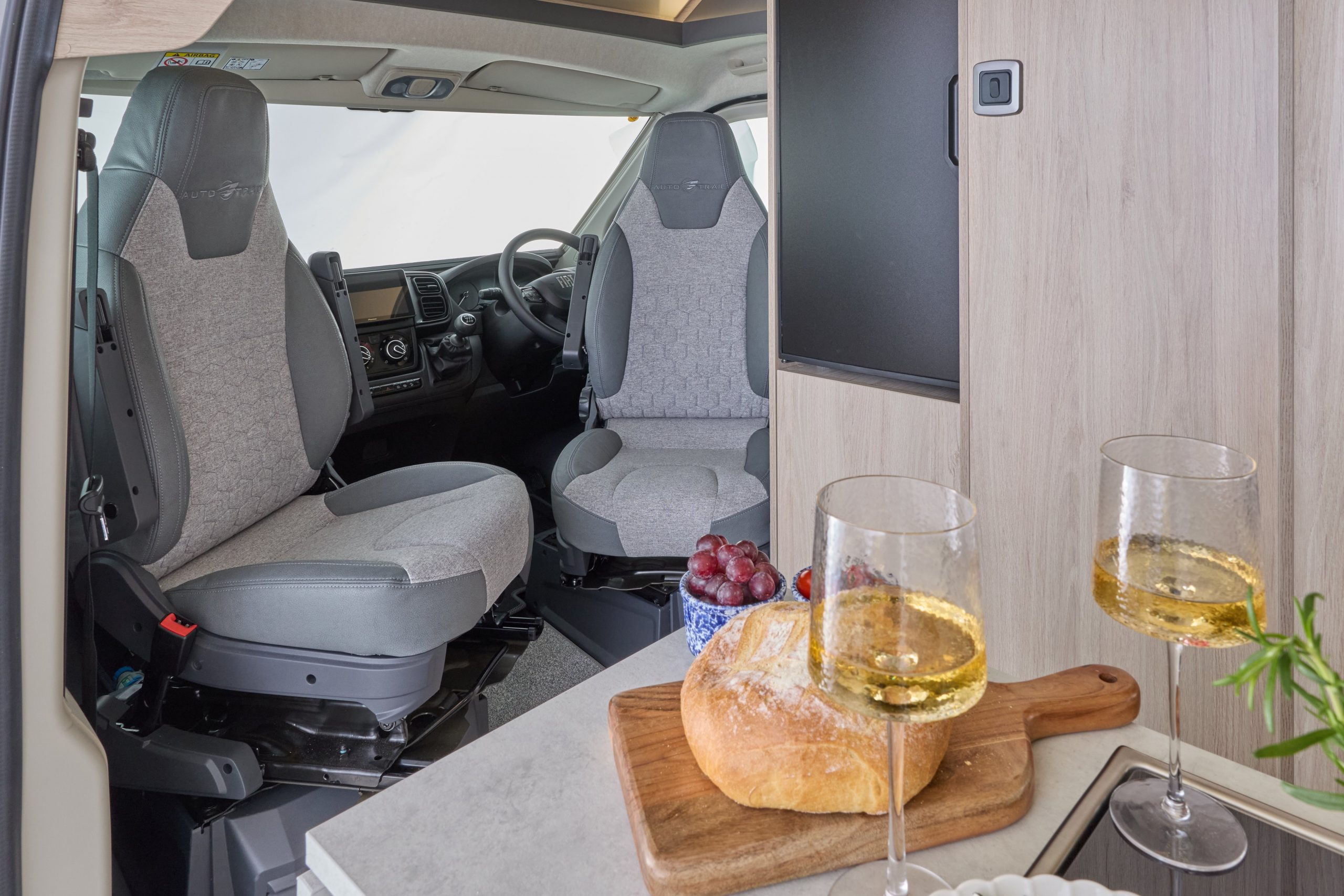2026 – Auto-Trail – Expedition – 66 – Interior Cab Seats Front Facing